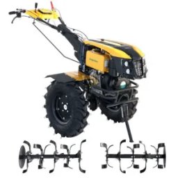 Motocultor ProGARDEN Campo 1273 Alpine V2, 12CP, 2+1 trepte, 2+2+1 freze, roti 6.00-12, diesel, EU V, pornire electrica, 2 prize putere