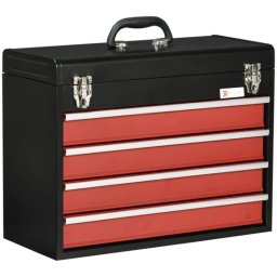 Cutie scule, metalica, 4 sertare, max 18 kg, 51x22x39.5 cm GartenVIP DiyLine