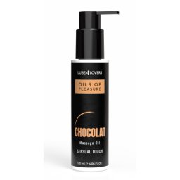 Lube4Lovers Uleiurile Placerii Ulei de Masaj Ciocolata 120ml Atingere Senzuala Delicat pe Piele Efect de Incalzire Nelipicios