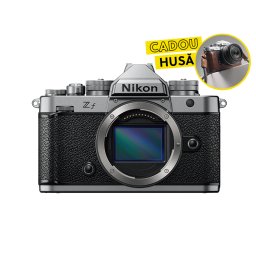 Nikon zf aparat foto mirrorless 24.5mp 4k body silver + cadou husa