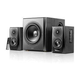 BOXE EDIFIER 2.1, RMS: 150W (2 x 25W, 2 x 15W, 1 x 70W), bluetooth telecomanda wireless, volum, bass, treble, optical, black, "S351DB-BK" (include timbru verde 5 leu)