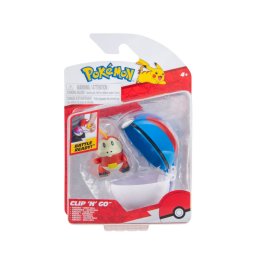 Pokemon - set 2 figurine clip n go, fuecoco + great ball