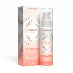 Lube4Lovers Contact pentru Ea Senzatie Lubrifiant Vaginal 60ml Senzatie de Caldura si Racoare PH Echilibrat