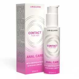 Lube4Lovers Contact pentru Ea Ingrijire Anala Lubrifiant Anal 60ml cu Trandafir Centifolia Extracte Naturale