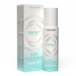 Lube4Lovers Contact pentru Ea Solutie pentru Curatarea Jucariilor Spray Avansat 120ml Fara Parabeni Antibacterian