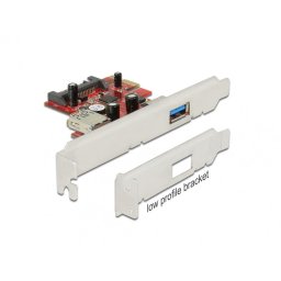 Placa PCI Express la 1 x USB 3.0 extern si 1 x USB 3.0 intern, Delock 89273