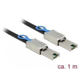 Cablu mini SAS 26 pin SFF 8088 T-T 1m, Delock 83061
