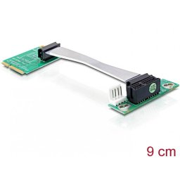 Riser card Mini PCI Express la PCI Express x1 insertie stanga, Delock 41305