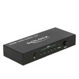 Switch HDMI 5 porturi cu telecomanda UHD 4K, Delock 18685