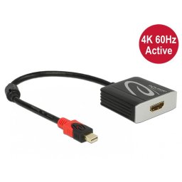 Adaptor mini Displayport 1.2 la HDMI T-M 4K 60 Hz Activ, Delock 62735
