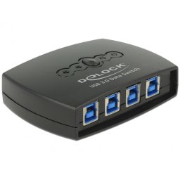 Sharing Switch USB 3.0 4 PC x 1 periferica, Delock 87724