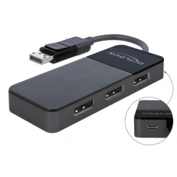 Multiplicator DisplayPort 1.4 cu 3 porturi, Delock 87737