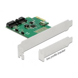 PCI Express cu 2 porturi SATA III cu RAID, Delock 90392