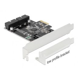 PCI Express cu 2 porturi pin header USB 3.0, Delock 90387