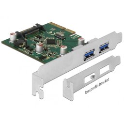 PCI Express la 2 porturi USB 3.1-A Gen 2, Delock 90298
