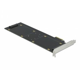 PCI Express x2 Card cu 4 x HDD/SSD SATA 22 pini (date + alimentare) RAID, Delock 90433