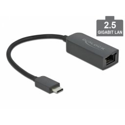 Adaptor USB 3.2-C la 2.5 Gigabit LAN, Delock 66645