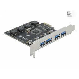 PCI Express x1 cu 4 x USB 3.2-A Gen 1, Delock 90509