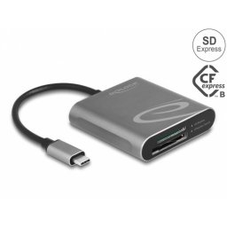 Cititor de carduri USB type C la SD Express/CFexpress, Delock 91000