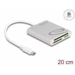 Cititor de carduri USB 3.2 Gen1 type C la micro SD/SD/CF type I , Delock 91005