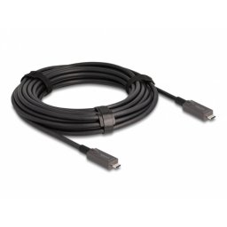 Cablu activ optic USB 3.2 Gen2 Type C 4K144Hz/60W T-T 10m, Delock 84150
