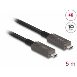 Cablu activ optic USB 3.2 Gen2 Type C 4K144Hz/60W T-T 5m, Delock 84146