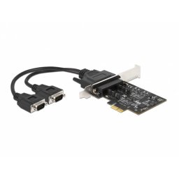 PCI Express Card la 2 x Serial RS-422/485 cu 15kV ESD protection, Delock 90048