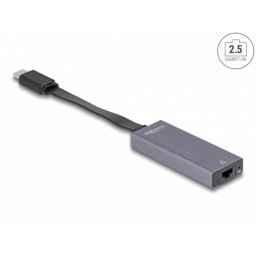 Adaptor USB 3.1 type C la 2.5 Gigabit LAN Slim, Delock 66248