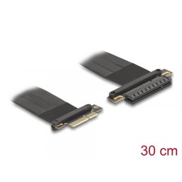 Riser Card PCI Express 3.0 x4 la x8 + cablu 30cm, Delock 81497