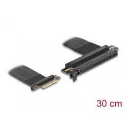 Riser Card PCI Express 3.0 x4 la x16 + cablu 30cm, Delock 81498