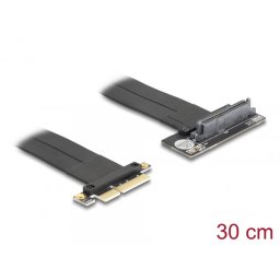 Riser Card PCI Express 3.0 x4 la U.2 SFF-8639 SSD unghi 90 grade + cablu 30cm, Delock 81506