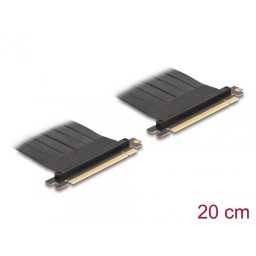 Riser Card PCI Express 3.0 x16 la x16 + cablu 20cm, Delock 81500