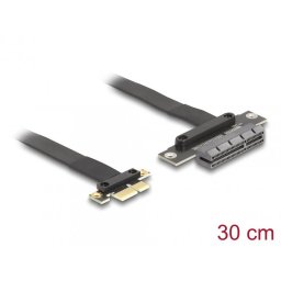 Riser Card PCI Express 3.0 x1 la x4 + cablu 30cm, Delock 81495