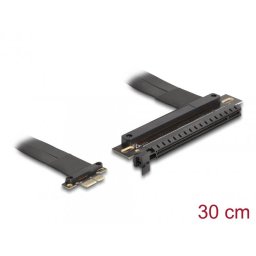 Riser Card PCI Express 3.0 x1 la x16 + cablu 30cm, Delock 81505