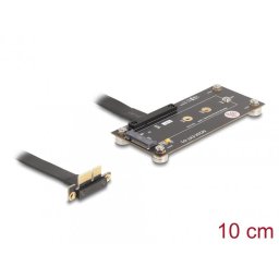 Adaptor PCIe 3.0 x1 unghi 90 grade la M.2 Key M + cablu 10cm, Delock 81503