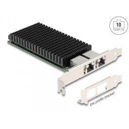 PCI Express x8 Card 2 x RJ45 10 Gigabit LAN X540, Delock 88522