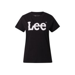 Lee Tricou 'LOGO TEE' negru / alb