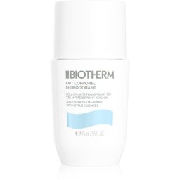 Biotherm Lait Corporel Le Déodorant antiperspirant roll-on fara parabeni 75 ml
