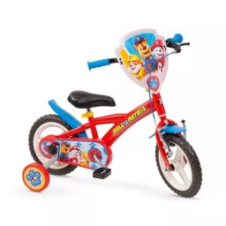 Bicicletă pentru copii Toimsa: Patrula Cățelușilor - mărime 12, roșu-albastru