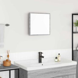 Oglinda de baie cu LED Pe perete Gri Sonoma 40 x 8.5 x 37 cm GartenMobel Dekor