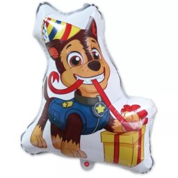 Paw Patrol: Balon folie Chase cu cadou - 49 x 60 cm