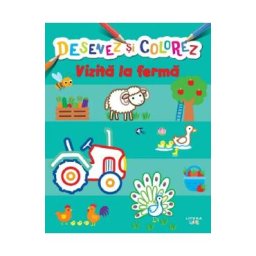 Desenez si colorez. Vizita la ferma