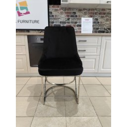 SCAUN MADISON 5 negru cu argintiu