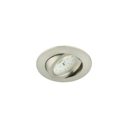 Briloner 8317-012 - Plafonieră LED încastrată pentru baie, dimabilă, 5,5W/230V, IP23, crom mat
