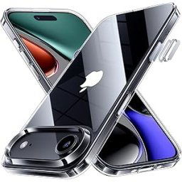 BestCase® Husa Clear Silicon pentru Apple iPhone 17 Air, Transparent