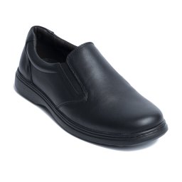 Pantofi casual din piele naturala 1056 Negru