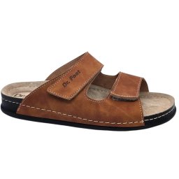 Papuci piele Dr. Feet 8003 maro