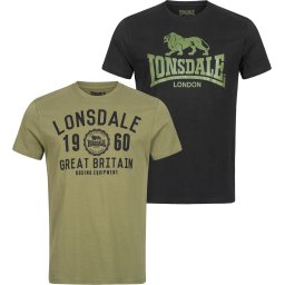 Tricou bărbați Lonsdale 2-Pack