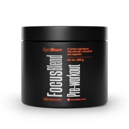 GymBeam Focus Blend Pre-workout 300 g căpșuni - kiwi