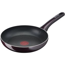 Tigaie cu maner Tefal Resist, 28 cm, mov, indicator Thermo Spot